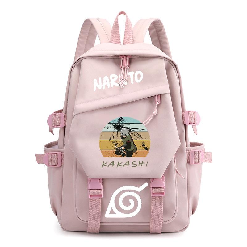 Animation peripheral junior high school backpack cross-border new large-capacity backpack computer bag