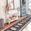 Hallway Runner Rug Anti-Slip Strip Living Room Entrance Carpet Vintage Corridor Kitchen Floor Mat Home Decor