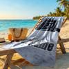 Kw Heavy Trucks Personalized Name Beach Towel Super Soft & Absorbent Portable for SwimmingBeachCamping Travel Beach AccessoriesGym