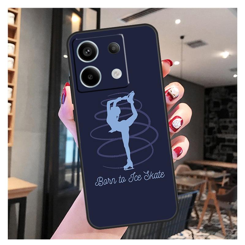 Figure Skating Ice Skating Case For Xiaomi Redmi Note 13 12 11 9 10 Pro 9S 10S 11S 12S Redmi 13 12 10C 12C 13C Coque
