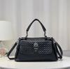 Trendy and Versatile Skull Head Bag, New European and American Minimalist Rivet Tote Bag, Stylish Handheld Shoulder Bag