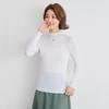 Yangtze Yarn Women's Slim Fit Half-High Neck Wool Sweater - Spring/Autumn Style Pullover