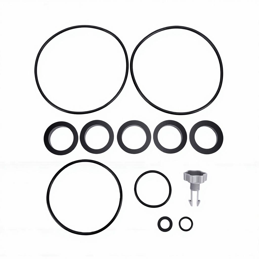 Pool Sand Filter Pump Seal Gasket Parts Rubber 11228 11412 L Shape O Ring Gasket with Air Release Valve for Replacement