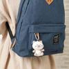 [FUKU FUKU NYANKO] Mascot Keychain, Plush Cat, Cute Gift, Character, Carabiner Included, 8cm Long, Go-Around Mascot, Fukufuku Nyanko, Happin's
