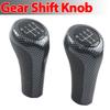 Carbon Look Manual 5 6 Speed Gear Shift Knob Lever Handle For BMW 1 3 5 6er E46 E53 E60 E61 E63 E81 E82 E83 E84 E87 E90 E91 E92
