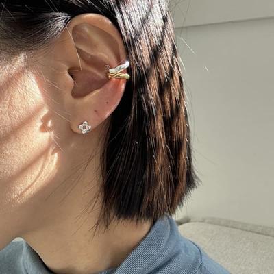 Mosxe [925silver] Tap Earcuff (2color)