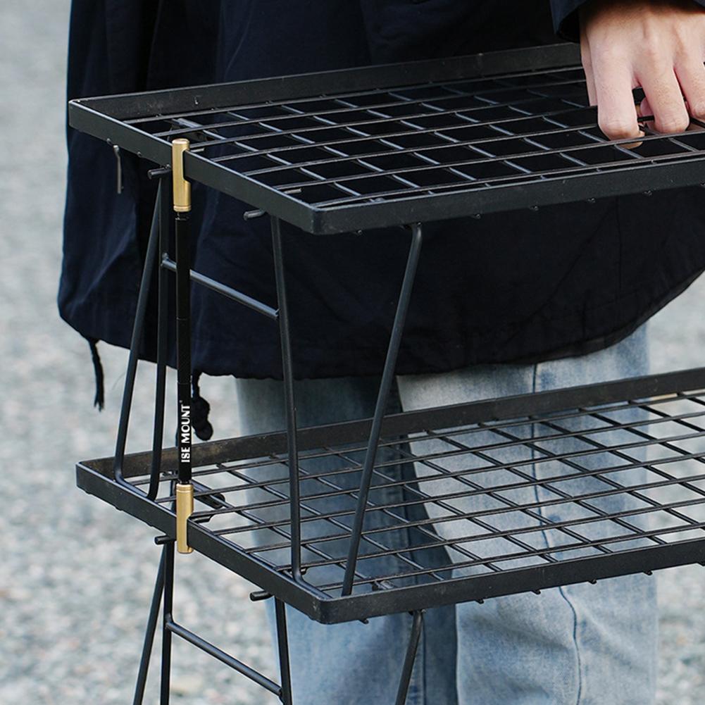 Camping Table Connecting Rod Lightweight Outdoor Grid Table Connecting Rod Mesh Table Connecting Rod for Outside Garden Backyard