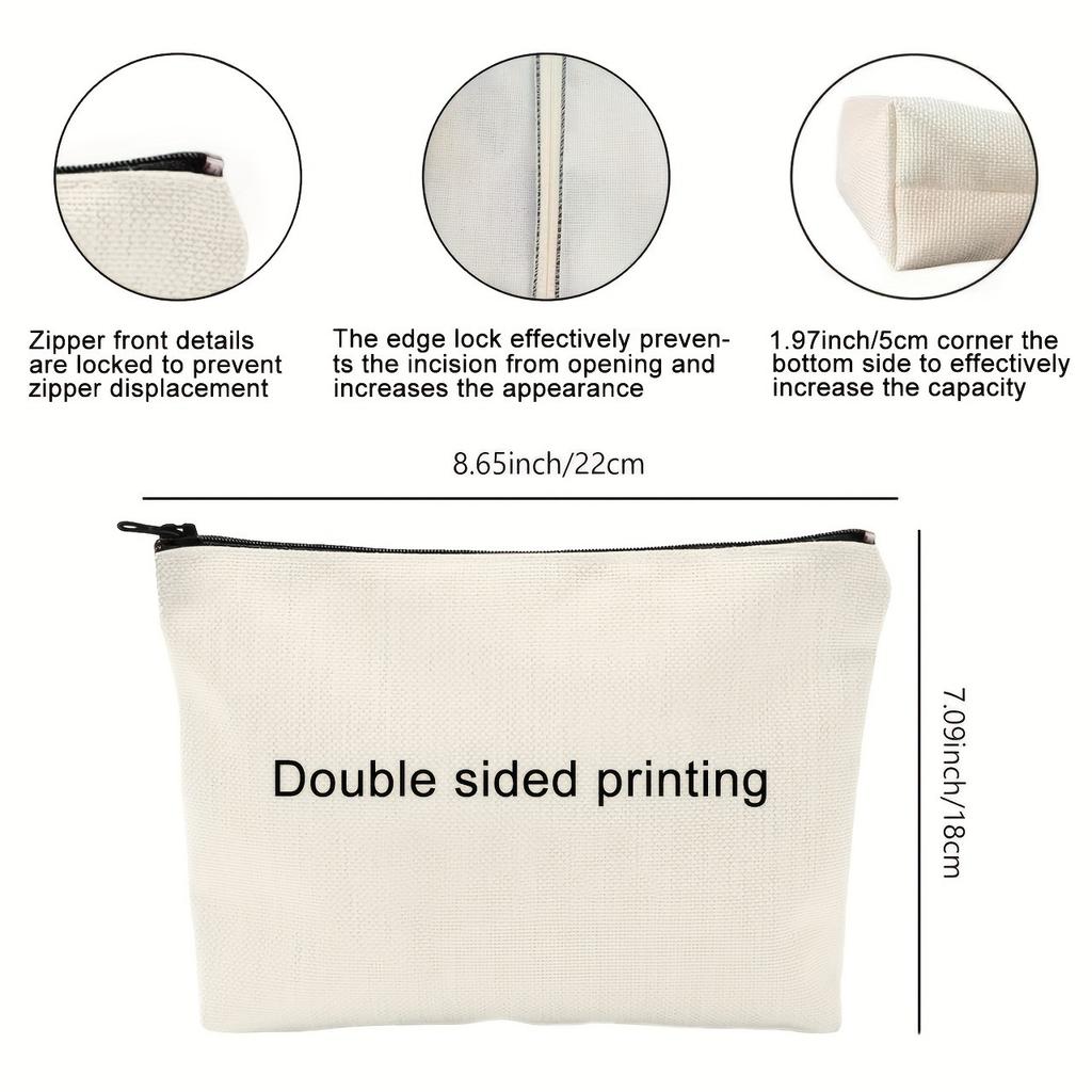 Ladies, Makeup Bag, Travel Storage Bag, Gift for Good Friends, Letter Bag, Logo Printable, Travel Makeup Bag, Wedding Souvenir Bag