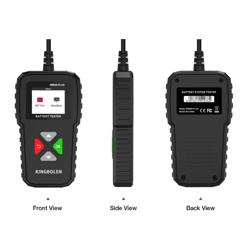 6V 12V 24V Araç Akü Test Cihazı, CCA100~2000 Voltaj Test Cihazı 2Ah-220Ah İç Direnç Test Cihazı Dijital Akü Analizörü
