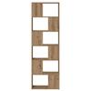 Bookshelf Room Divider Artisan Oak 60 x 24 x 186 cm