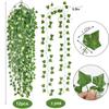 1Pcs Artificial Vines With Lights Fake Ivy Leaves String Lights Garland for Bedroom Wedding Wall Indoor Outdoor Home Room Decor