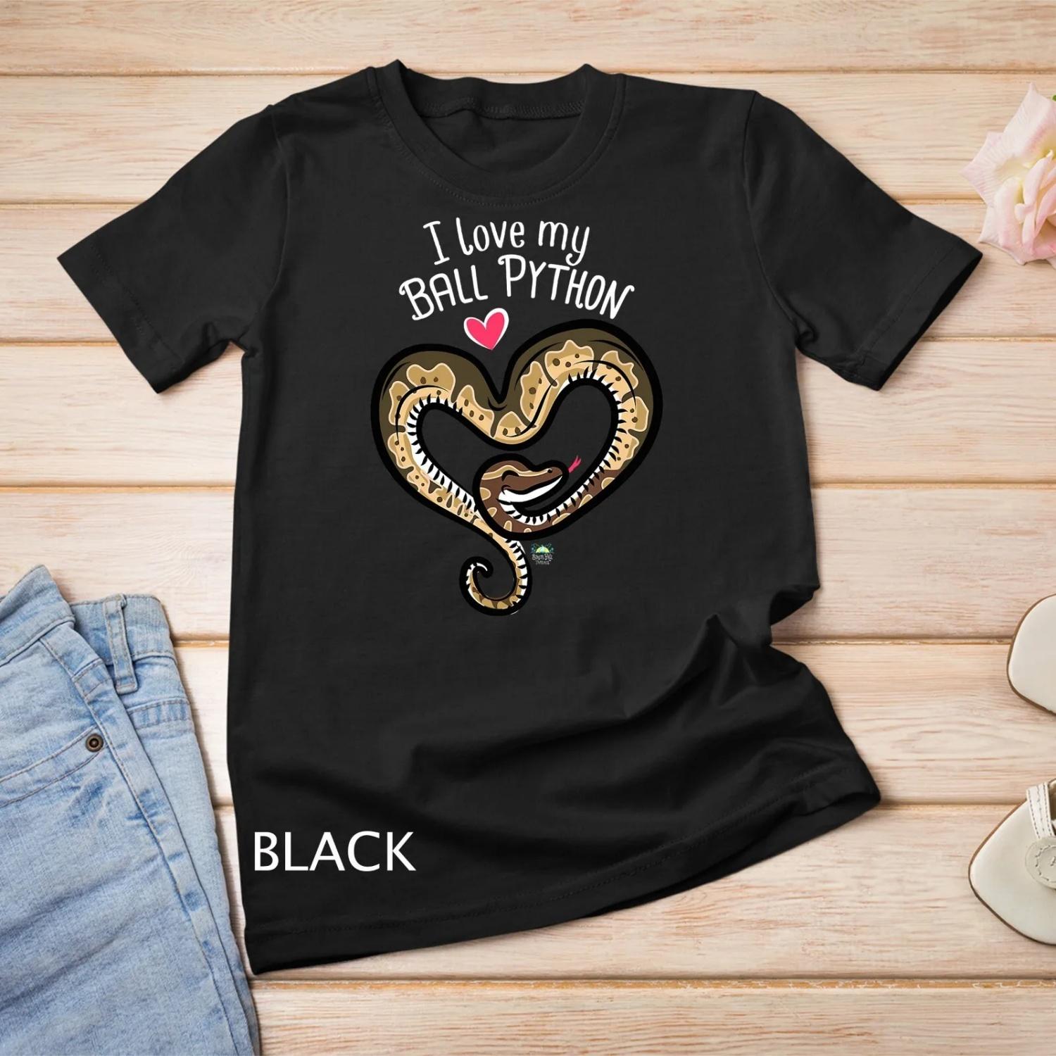 

I Love My Ball Python Snake T Shirt XXXXXL чорний