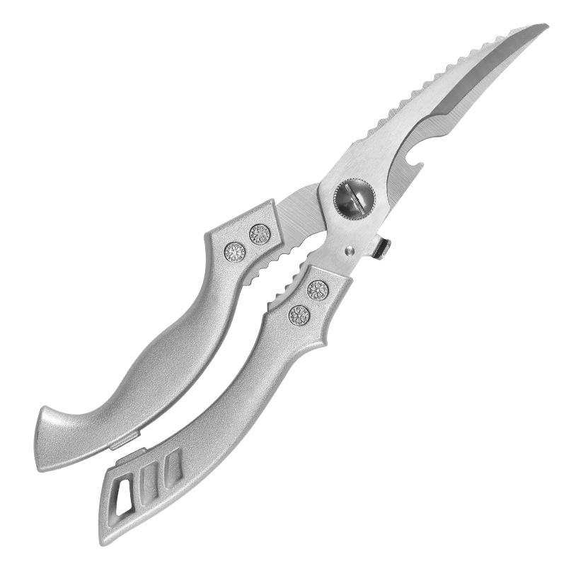 Wielofunkcyjne Nożyczki Kuchenne Nożyczki do Żywności Nożyczki Kuchenne ze Stali Nierdzewnej do Kości Kurczaka