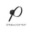 Cable tie with threaded head, cables. 220 mm. 100 pcs.
