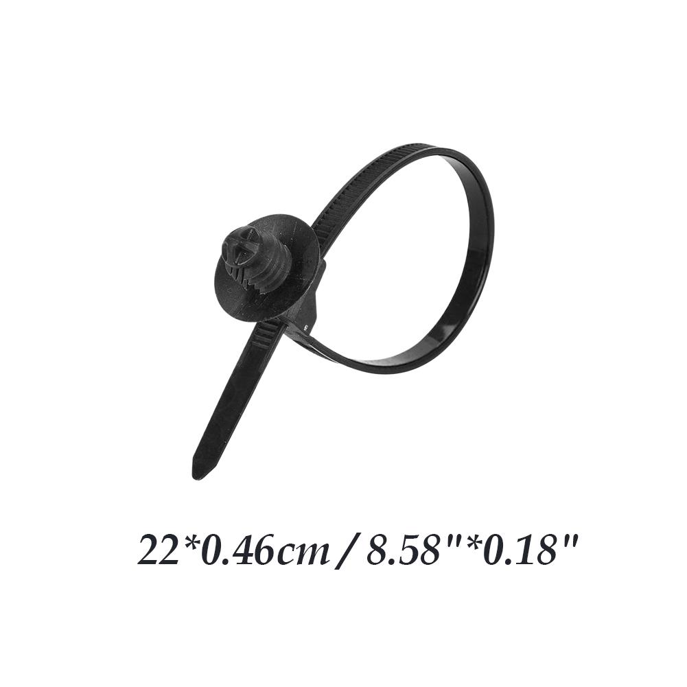 Cable tie with threaded head, cables. 220 mm. 100 pcs.