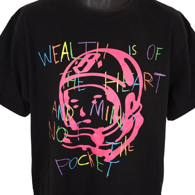 

Billionaire Boys Club 100% Хлопок Футболка Мужская Футболки Топ Мужской Размер Большой Черный Астронавт Уличная Одежда M
