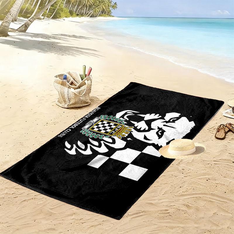 Boavista FC Print Strandtuch, Großes Weiches Schnelltrocknendes Handtuch für Strand Camping Schwimmen