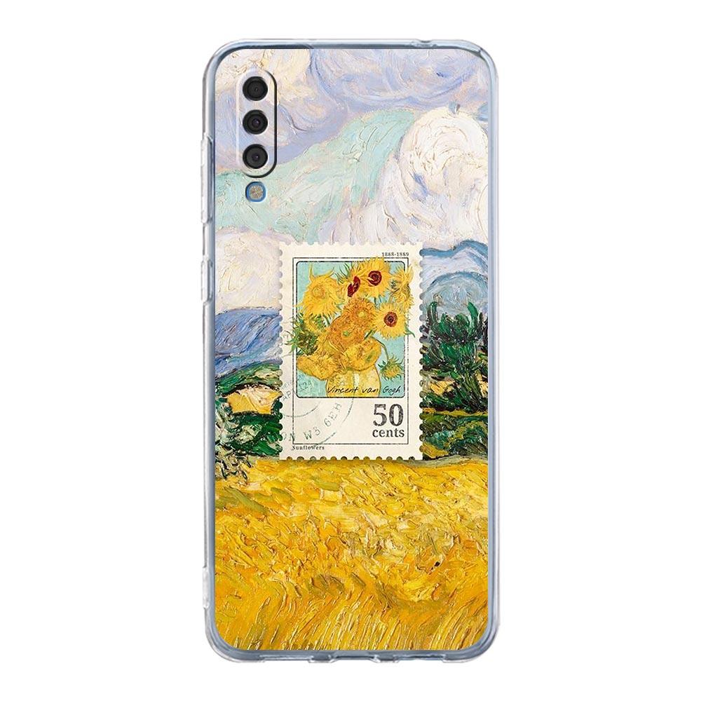 Starry sky van gogh art Phone Case For Samsung A14 5G A12 A22 A32 A34 A42 A52 A54 A50 A70 A30 A40 A20E A10S A20S A02S A04S Cover