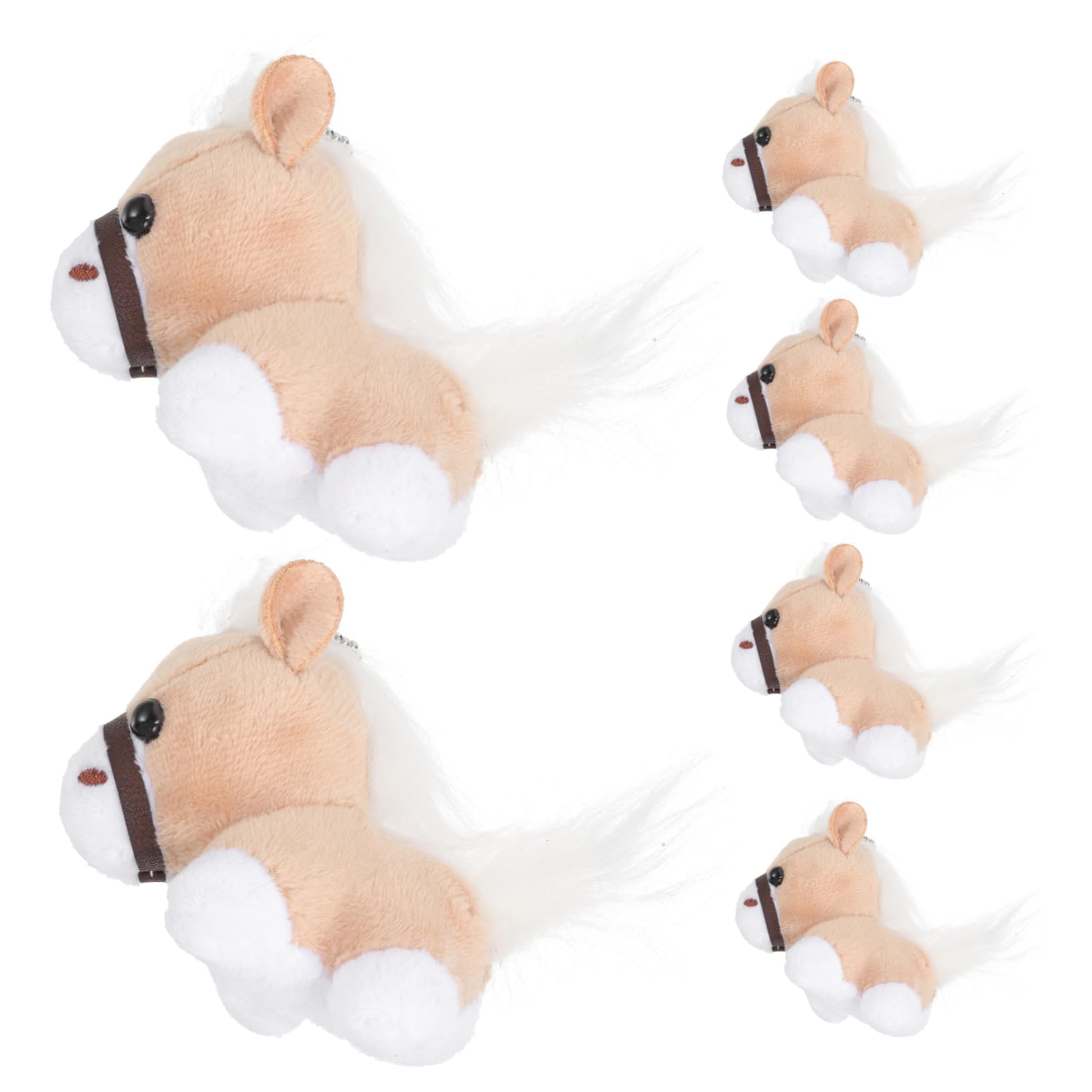 

iplusmile 12-Piece Toy Horse Birthday Decorations, Horse Party Favors, Plush Horse Stuffed Animals, Cute Keychains, Mini Animal Toys