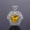 Jewelry Cross Border Zircon Necklace Earrings Vintage Red Pendant Light Luxury Love Women's