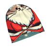 ZLIENSZUS Adult Santa Cat Pickleball Beanie Hat - Vintage Christmas Gift Suitable for Layering, Cozy Winter with Santa & Pickleball for Streetwear, Fa
