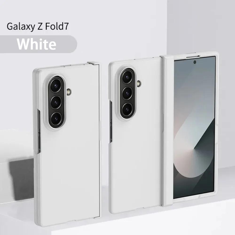Skin Feel Slim Case for Samsung Z Fold 7 Flod 6 5 4 3 5G Zflod 5 flod4 Candy Plastic Fold Shockproof Hinge Protection Hard Cover