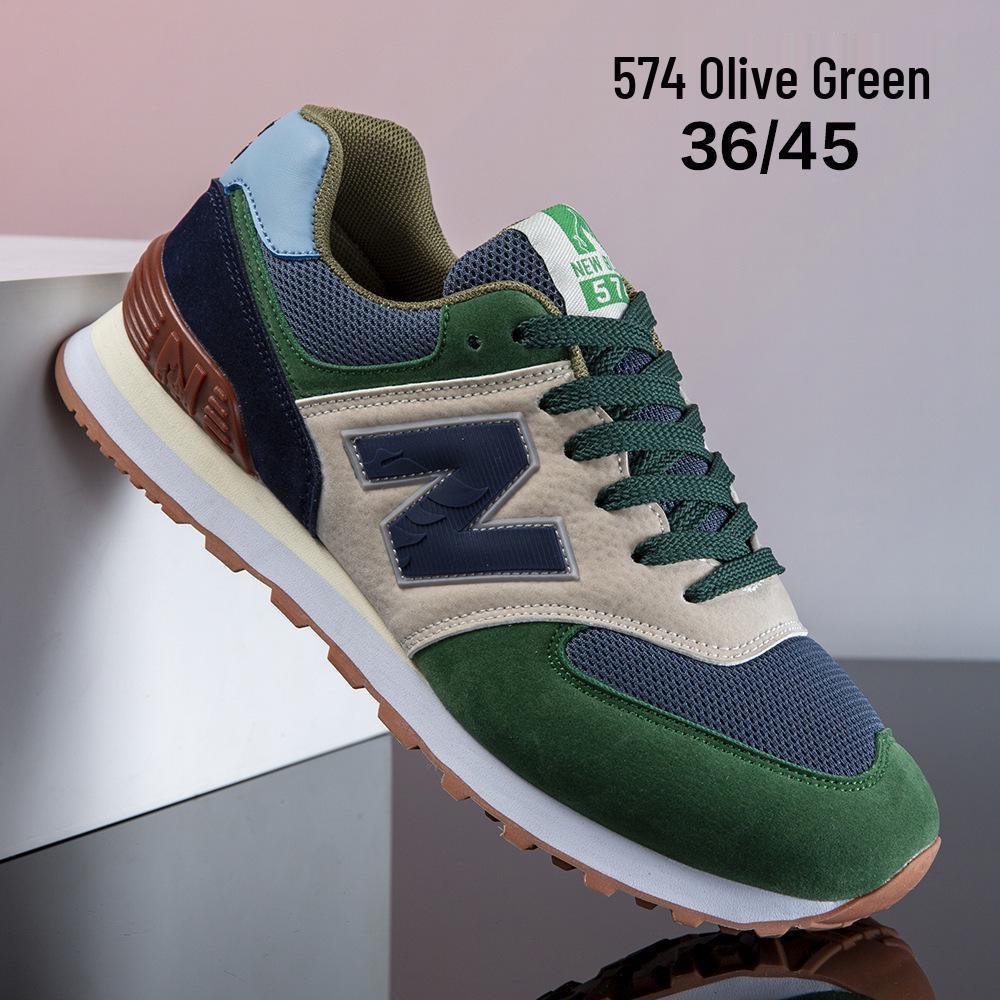 Retro Fashion Casual Lightweight Non-slip Unisex Shoes with N Logo for Spring/Autumn