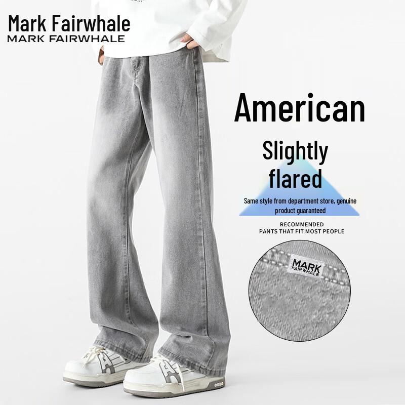 Mark Fairwhale Men's American High Street Flared Jeans