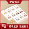 Titanium Steel Crystal Stud Earrings Sweet Cute Light Luxury Fashion Earrings Jewelry