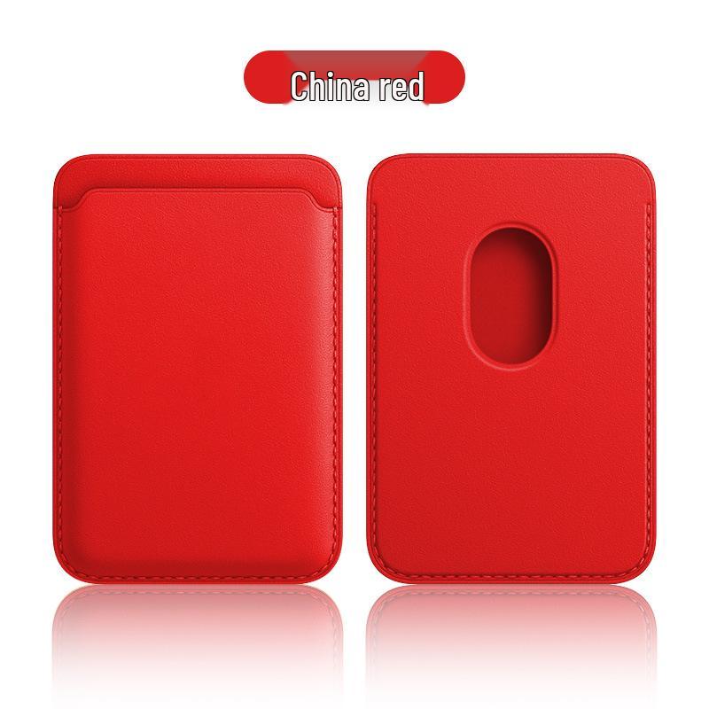 

High-Quality PU Leather Magnetic Card Holder with Pop-up Animation for iPhone 17 Apple Phone [Magnetic Animation + Packaging]