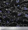 Soimoi Red Japan Crepe Satin Fabric Dot & Butterfly Print Fabric by the metre 42 Inch