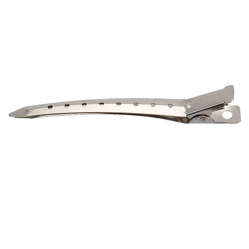 12PCS Stainless Steel Hair Clip Salon Hairdressing Duck Mouth Hairdresser Clips Hair Hairdressing Sectioning Clamp