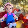 Frau Rachel Plüschpuppe 30cm Interaktives Singendes Spielzeug Weicher Gefüllter Musikplüsch für Jungen Mädchen Geburtstagsgeschenke