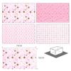 4 Designs 50 X 70cm Kraft Paper Pink Star Wrapping Paper Sheet Kraft for Kids Gifts Wrapping Paper Sheets