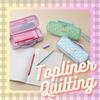 Raymay Fujii Pencil FSB1391M Case, Topliner, Quilted, Green,