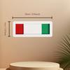 2PCS Privacy Sign, Red and Green Sliding Indicator, Suitable for Meetings, Restrooms and Offices Farmhouse Decor