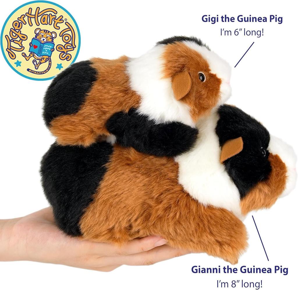 Guinea Pig Gianni Plush S Size Fluffy and Soothing Guinea Pig Washable Plush Toy [VIAHART] Toy, Brown, (Approx. 23cm), Toy, [Used]
