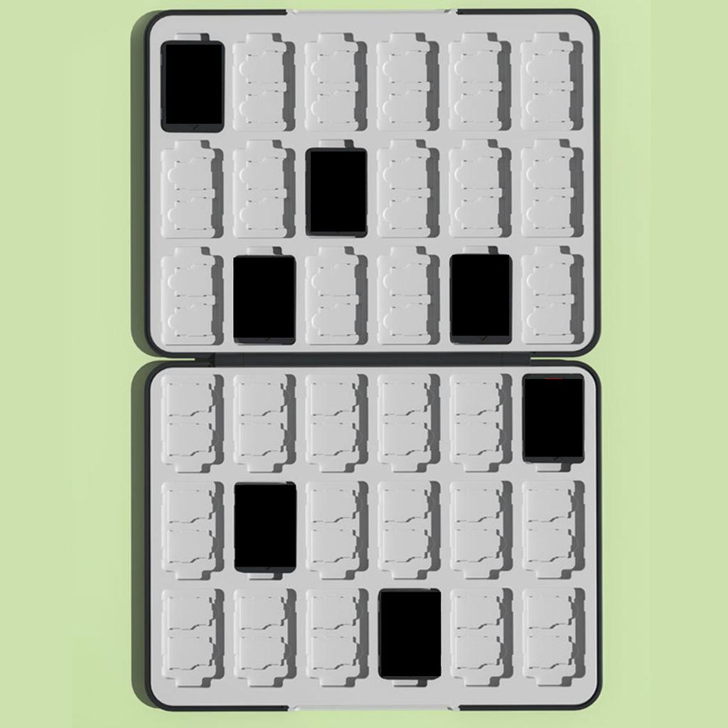 Portable Game Card Storage Holder Case Cartridge Slots MicroSD Cards Box Protector for NS Switch Gaming Accessories