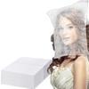 100 Piezas Capucha Protectora Transpirable para Maquillaje Facial Protector de Ropa de Maquillaje No Tejido Tiendas de Novias