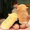Cute Cute Bread Puppy Dog Throw Pillow Plush Toy Lying Dog Doll Home Sofa Pillow Doll