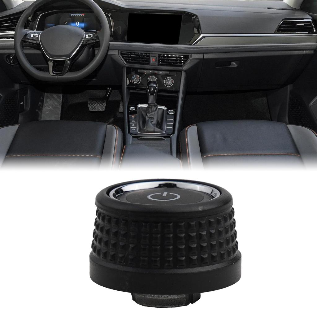 Auto Car Car Radio Knob 6C0919603 Knob High Reliability OEM Part Number Perfect Match Plastic Material for Golf 6