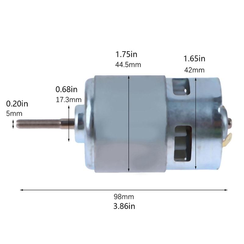 Practical 7500RPM 600W 21V Brushless Small Motor 5MM Shaft Gear Replacement For Car Washer Electric Lawnmower