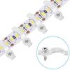 100Pcs Transparency LED Bar Light Mounting Clips With 10mm Wide for Waterproof Light Strips Fixing and Secure Install