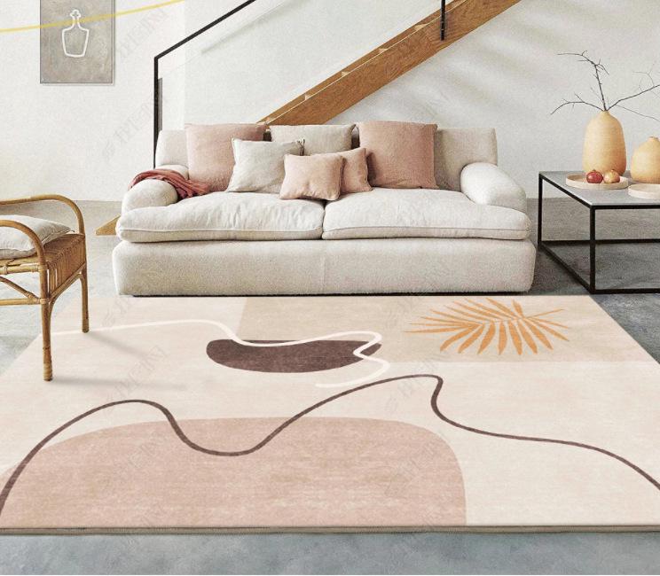 Minimalist Light Luxury Carpet for Living Room or Bedroom