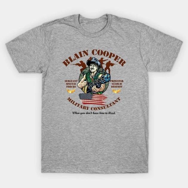 film movie birthday halloween funny horror sci fi t shirt for predator S