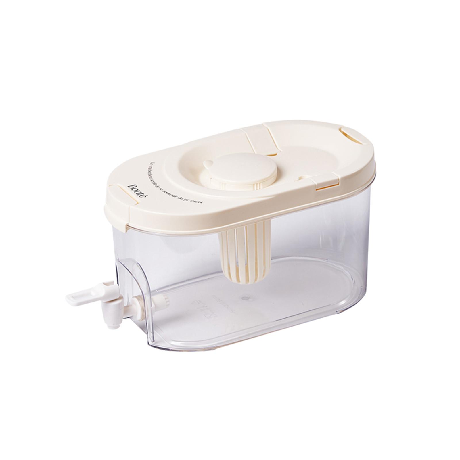 

Диспенсер для напитков с краном, диспенсер для напитков в холодильнике, диспенсер для напитков на 3,5 л для вечеринок с соком или диспенсером для напитков для барбекю, пикника, вечеринки у бассейна One Size