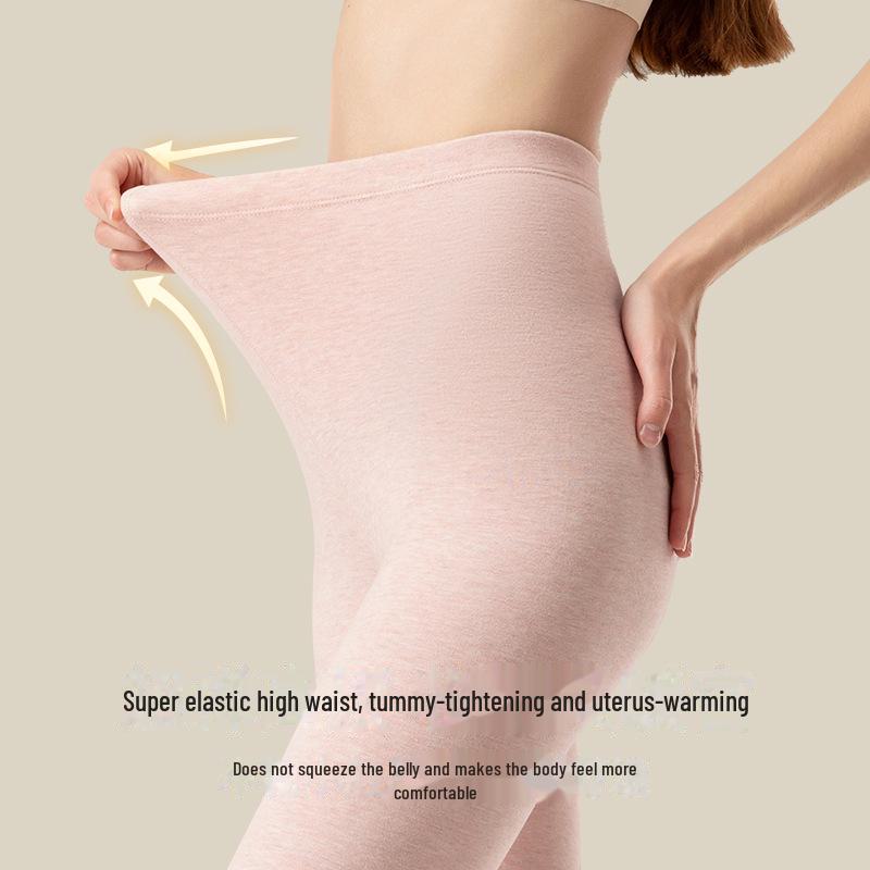 Women's High-Waist Cashmere Silk Velvet Self-Heating Fleece-Lined Pants