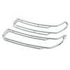 Motorcycle Saddlebags Lid Top Rail Trim Rack Guards For Harley Touring Road King Street Glide Electra Glide 2014-2024