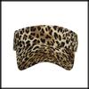 Visor Leopard Print Cap Hat Sports Running Outdoor CA631 [White Fang] Women's (Brown)