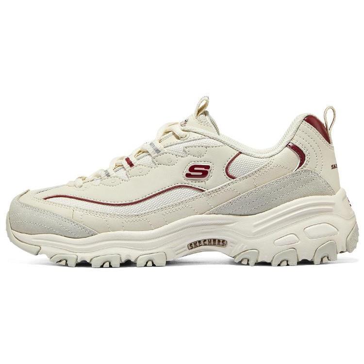 (WMNS) Skechers DLITES 1.0  Beige Burgundy  Women s 896145-NTBG EU 39